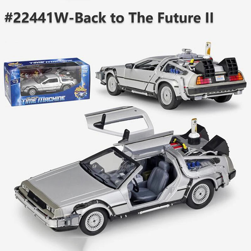 Réplique 1/24 DeLorean - Retour vers le Futur (4 versions disponibles)