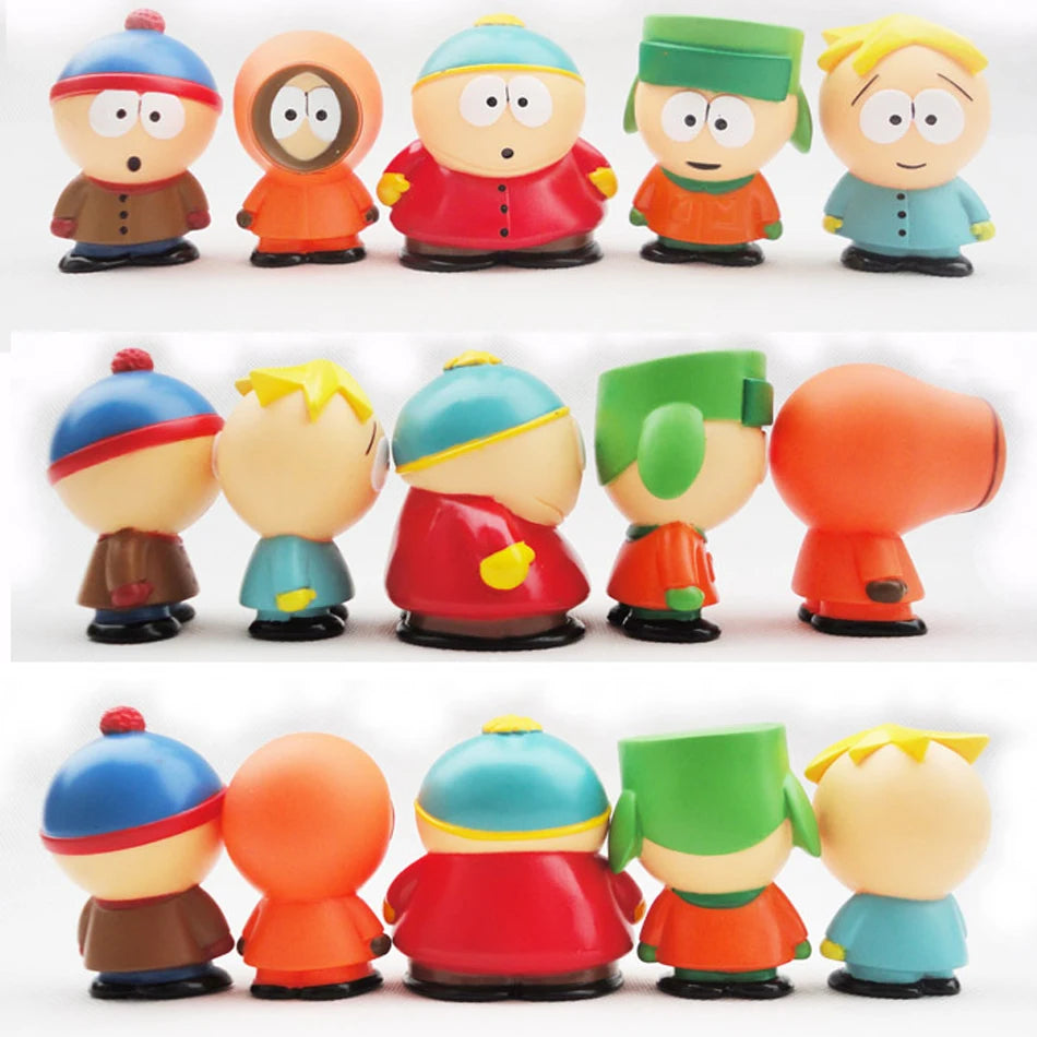 Lot de 5 Figurines South Park – Vos Héros Préférés Réunis en Miniature !