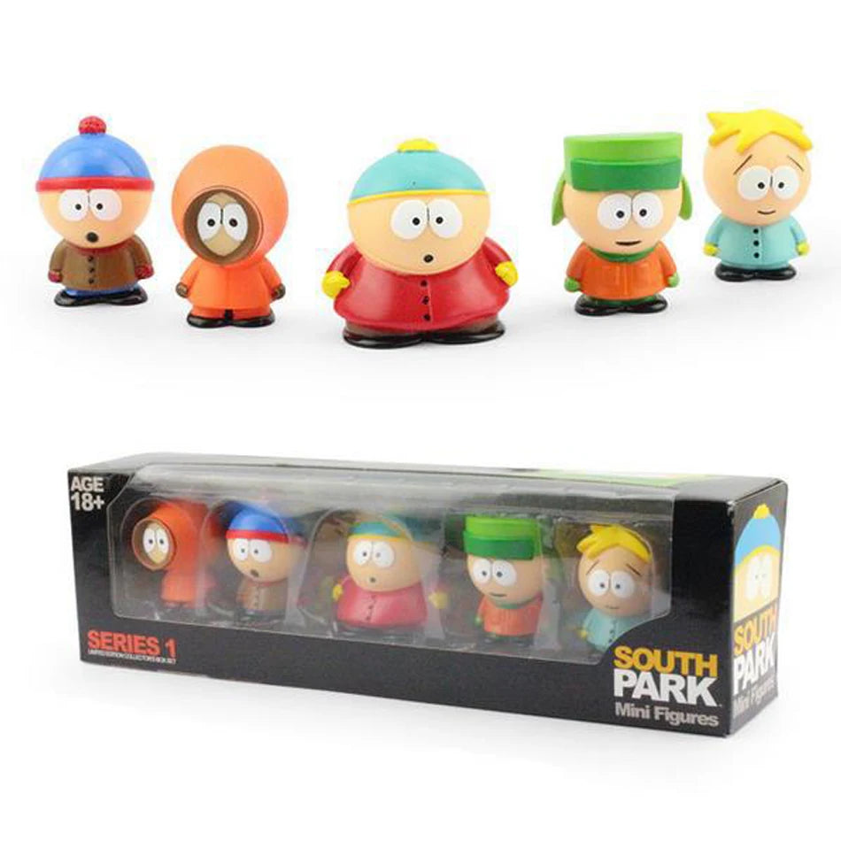 Lot de 5 Figurines South Park – Vos Héros Préférés Réunis en Miniature !