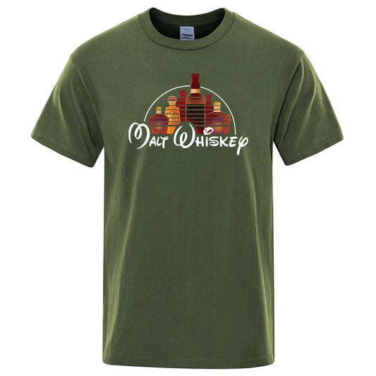 T-shirt Parodique "Malt Whiskey" – Revisitez la Magie avec Style !